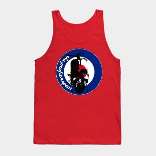 Ska Profit Repeat Mod Circle with Vespa Tank Top